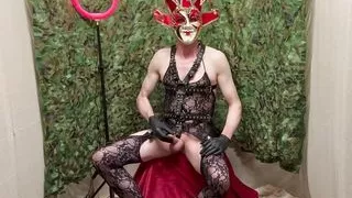 Solo Masturbation With Sexy Stockings And Cum Shot