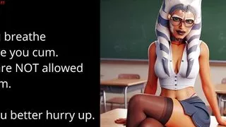 Ahsoka Tano is your Master JOI (Breathplay, CBT)