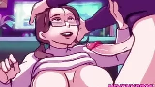 Step mom sucks gamer teens huge cock - Cartoon