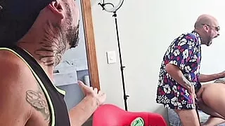 Cuckold comes home and comes face to face with wife fucking with lover!