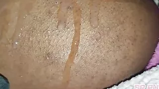 I Left My Ass and Creamy Pussy Outside for My Tenant to Pay the Rent