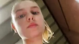 Squirting and masturbating at the gym