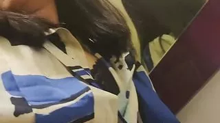 Asian exchange student gets caught in restaurant bathroom