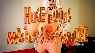 Huge Boobs Masker Sissy Whore