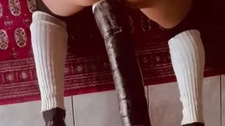 Doggy anal in high heel