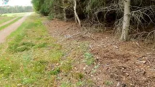 she gets tit slapped during hiking tour