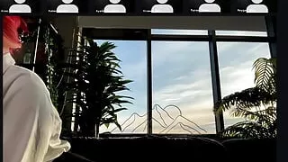 Everyone saw how my boyfriend fucks me in Zoom - MollyRedWolf