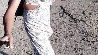 Beautiful little femboy walks in public wearing very hot pink dress and sandals