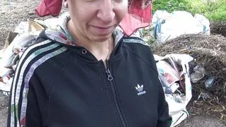 horny german man picks up a kurdish muslim girl for car sex