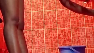 Desi Fuck Bathroom Doggi Style