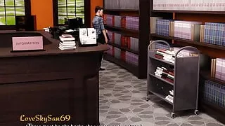 Being A Dik 0.7.0 Part 199 Babes In Library By LoveSkySan69