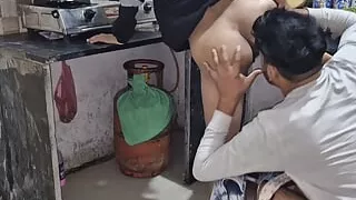 hardcore sex with my girlfrend in kitchen