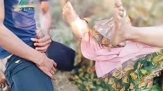 Indian village Stepsister sex in Jungle, Stepsister fucked by stepbrother, she wants to get pregnant, hindi sexx video