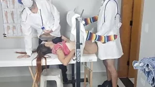 Team of fake doctors fuck patient
