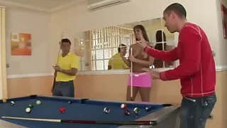 Threesome sex with Simony Diamond a horny girl gets all her