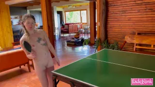 Real Stepsister Gets Fucked For Pleasure During Strip Pong Sex With The Perv Stepbrother