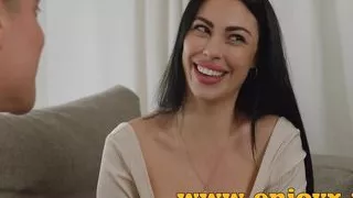 Ride my fabulous brunette big-boobed bitch's mischievous hd sex industry star pussy, till you cum in her filthy Spanish