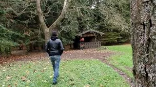 Redhead babe caught masturbating gets fucked hard