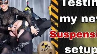 Training Zero Femdom Suspension Bondage Demo! Predicament Submissive Humiliation Real Homemade Amateur Wife MILF Spanking BDSM