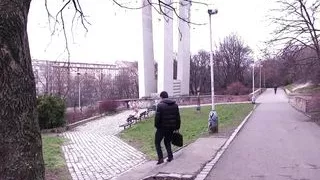 Andrea dipre adventures outdoor blowjob