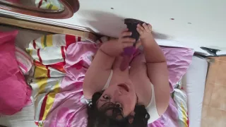 Virgin Sucks Her Dildo