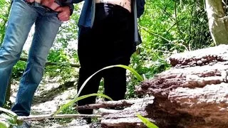 Is this your first time cumming in nature Don't worry, mother-in-law will succeed!