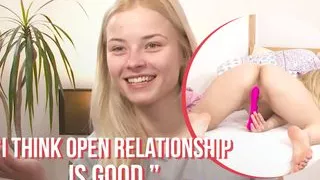 Ersties - Cute Blonde Babe From Ukraine Uses a Vibrator To Satisfy Her Desires