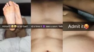 Wife Cheats on Her Husband with a Fellow Teacher - Full Story on Snapchat.