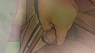 Hot Indian Aunty Saree Sensual handjob open hend massage oil