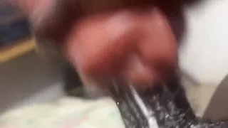 Fat Thick BBC Deep Throating Sextoy Like a Slave. He Doesn't Care