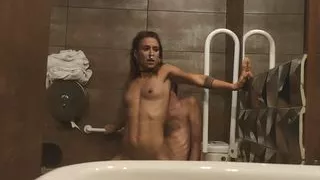 I fuck this boy in the toilet of a bar and we recorded it