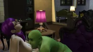 Sims Hard Horny Ogre Sucks Local Pixie Slut Tits