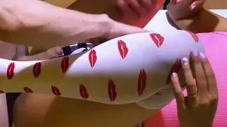 Innocent girlfriend gets fucked hard by her boyfriend in her room, getting fucked in different positions and getting spanked