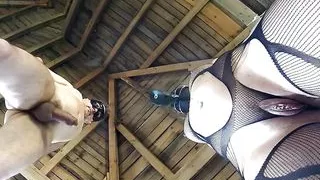 POV - Deepthroat Pissing Whore