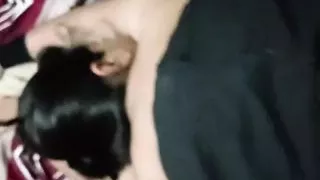 Real wife cheated on her husband and kissed her boss in doggy style