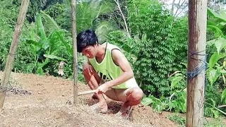 Gardening in my own garden for my partner later