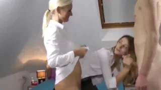 Two Horny & Busty Milf Ordered Young Boy After Wedding