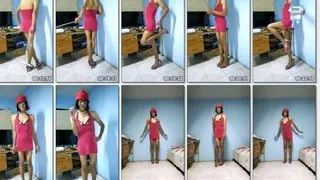 Joselynne Crossdresser In High Heels Short Dress Webcam Part 1
