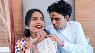 The new boyfriend fucked his girlfriend for the first time as soon as he met her