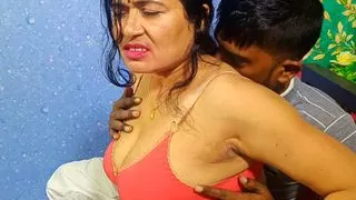 Indian woman Dirty Mona Bhabhi (tight pussy) Fuck by Huge Cock a desi Devour ji with her big penis..