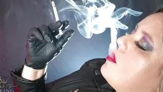 Exhaling Desire: A Smoking Goddess Tease