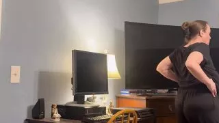 Mother in law sucks her son in laws balls dry and swallows his hot load!