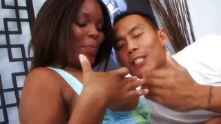 Candice Nicole a dark skinned whore with firm tits gets her