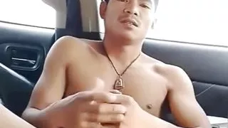 Jerk off in the Car