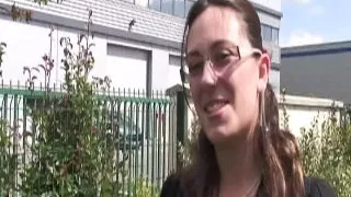 French babe in stockings assfucked until cumshot