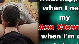 Training Zero Femdom Public Outdoors Pussy Ass Licking Eating BDSM Flashing Submissive Real Homemade Amateur Wife FLR MILFCouple