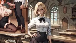 College of Mysteria: Medieval College Girl Shares Her Boyfriend with Hot Sluts - Episode 4