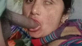 Aunty made her and left her tight