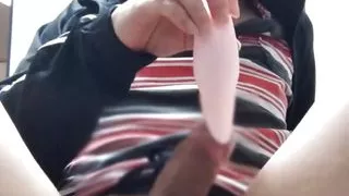 Eresu, Jerking off with Double Tangue Toy