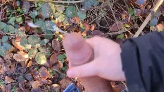 Risky handjob on a busy hiking trail - we almost got caught